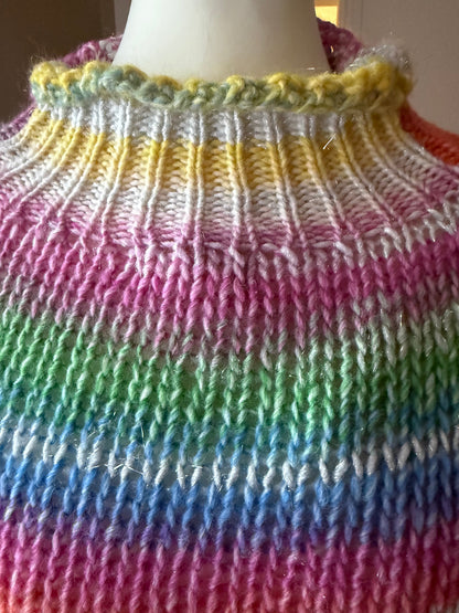 Pull Arc-en-ciel en laine – Fabriqué en Italie LOUNAE