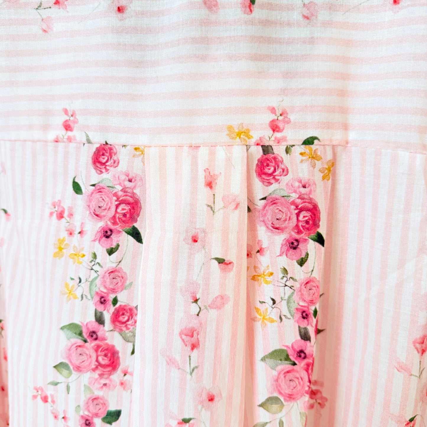 Pink floral shirt - April vintage