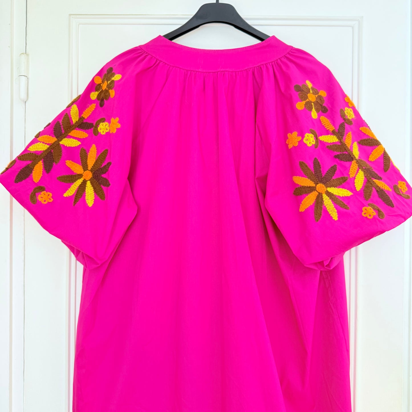 Robe longue bohème fuschia - Luizacco