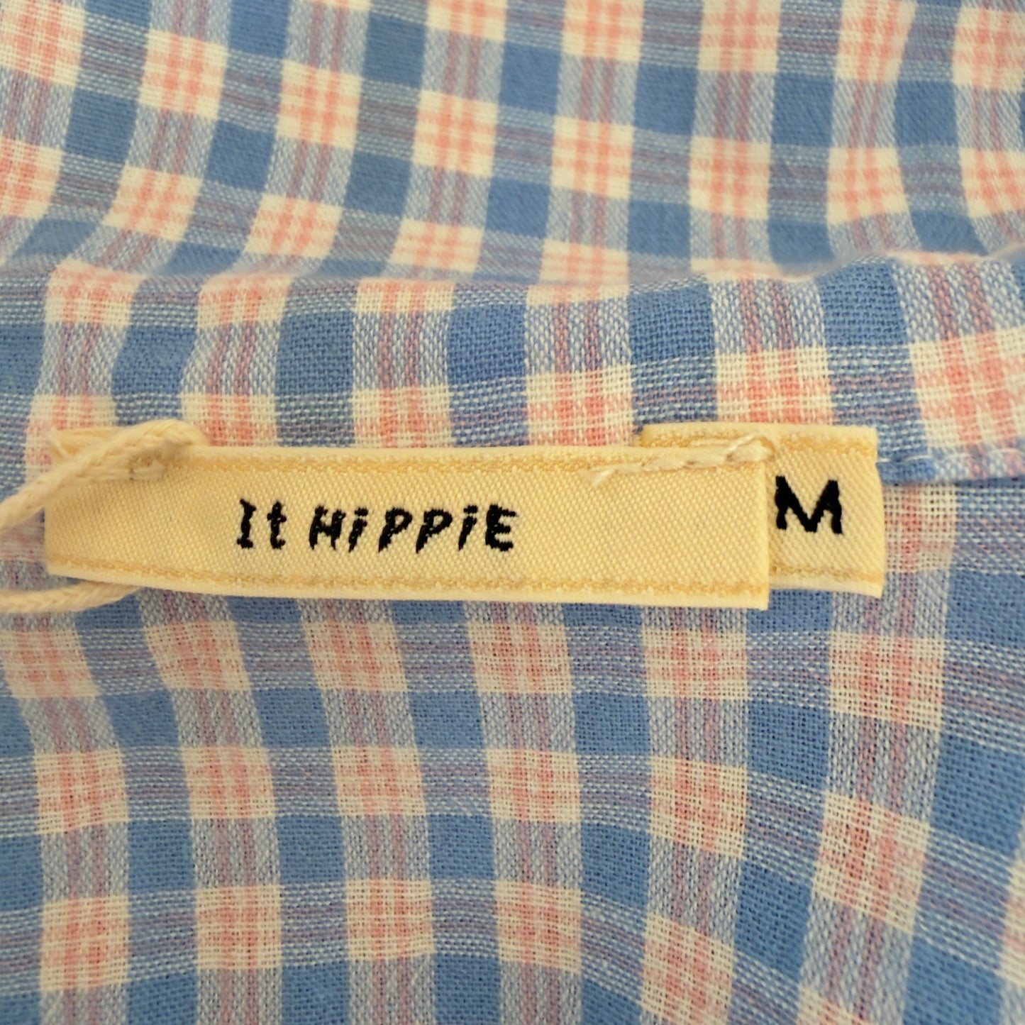 Blau und pink kariertes Hemd - It Hippie