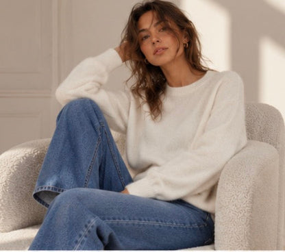 Pull Jaune Vanille Premium  – Fabriqué en Italie (Copie) LOUNAE