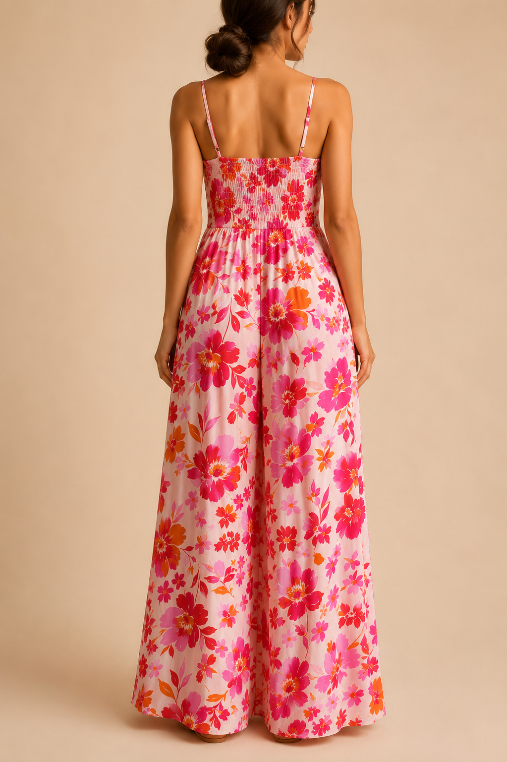Robe longue fleurie -  April vintage