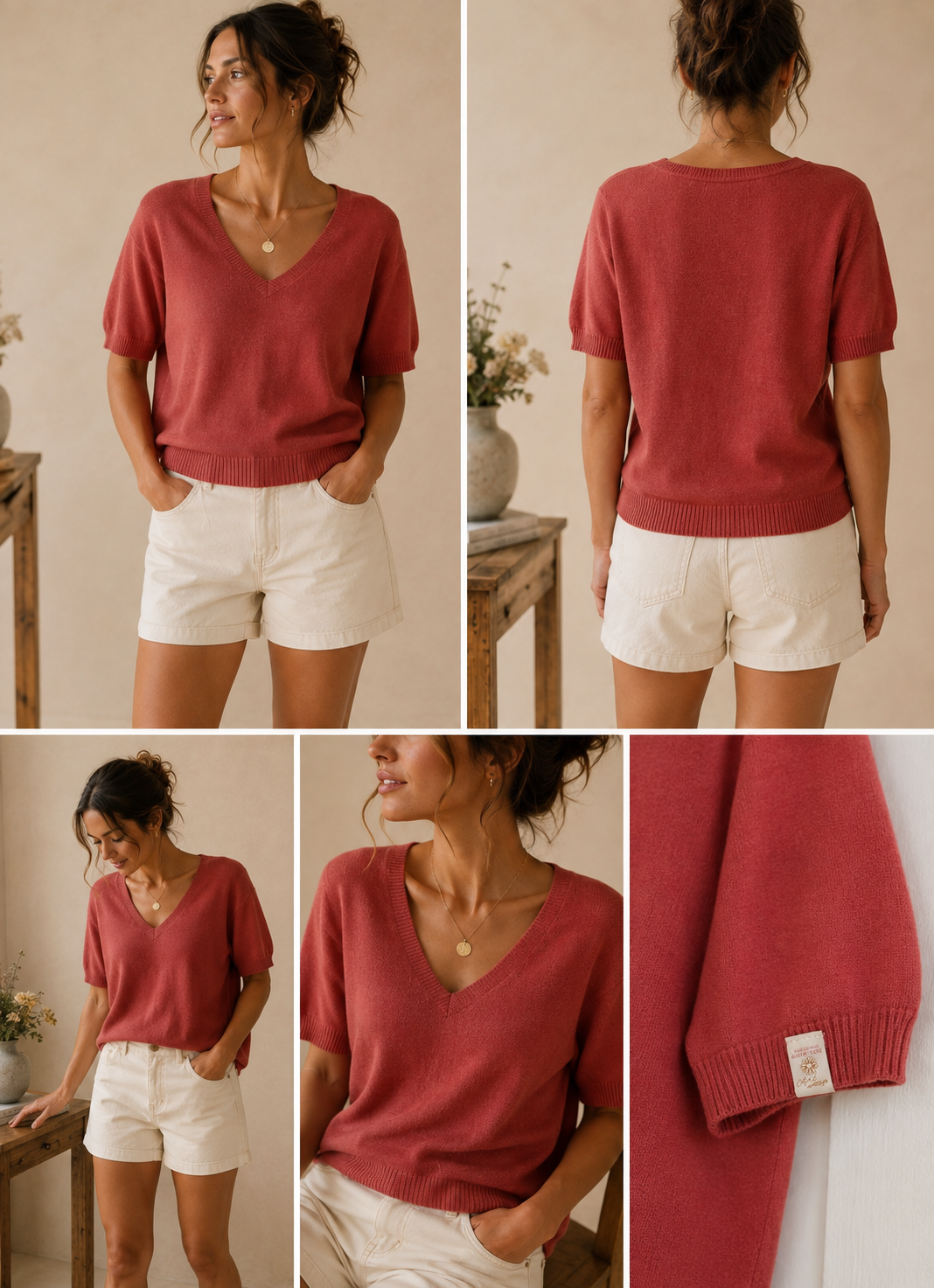Pull manches courtes LOUNAE