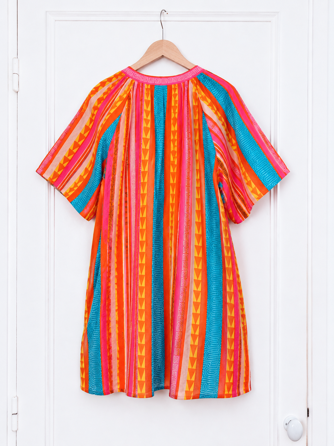 Robe rayée manches amples LOUNAE