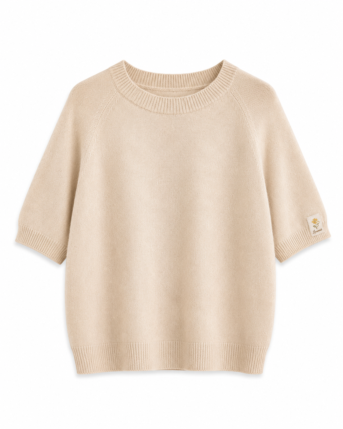 Pull rose manches courtes LOUNAE, taille unique 36-44